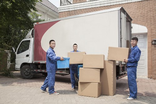 Professional removals team preparing a Tokyngton home move