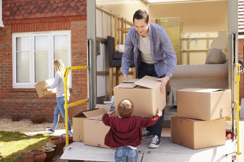 Professional packing services in Tokyngton preparing household items for moving