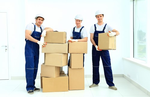 Secure furniture storage unit in Tokyngton with organized household items